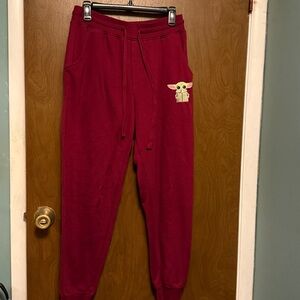 Star Wars Red Yoda Sweatpants size L